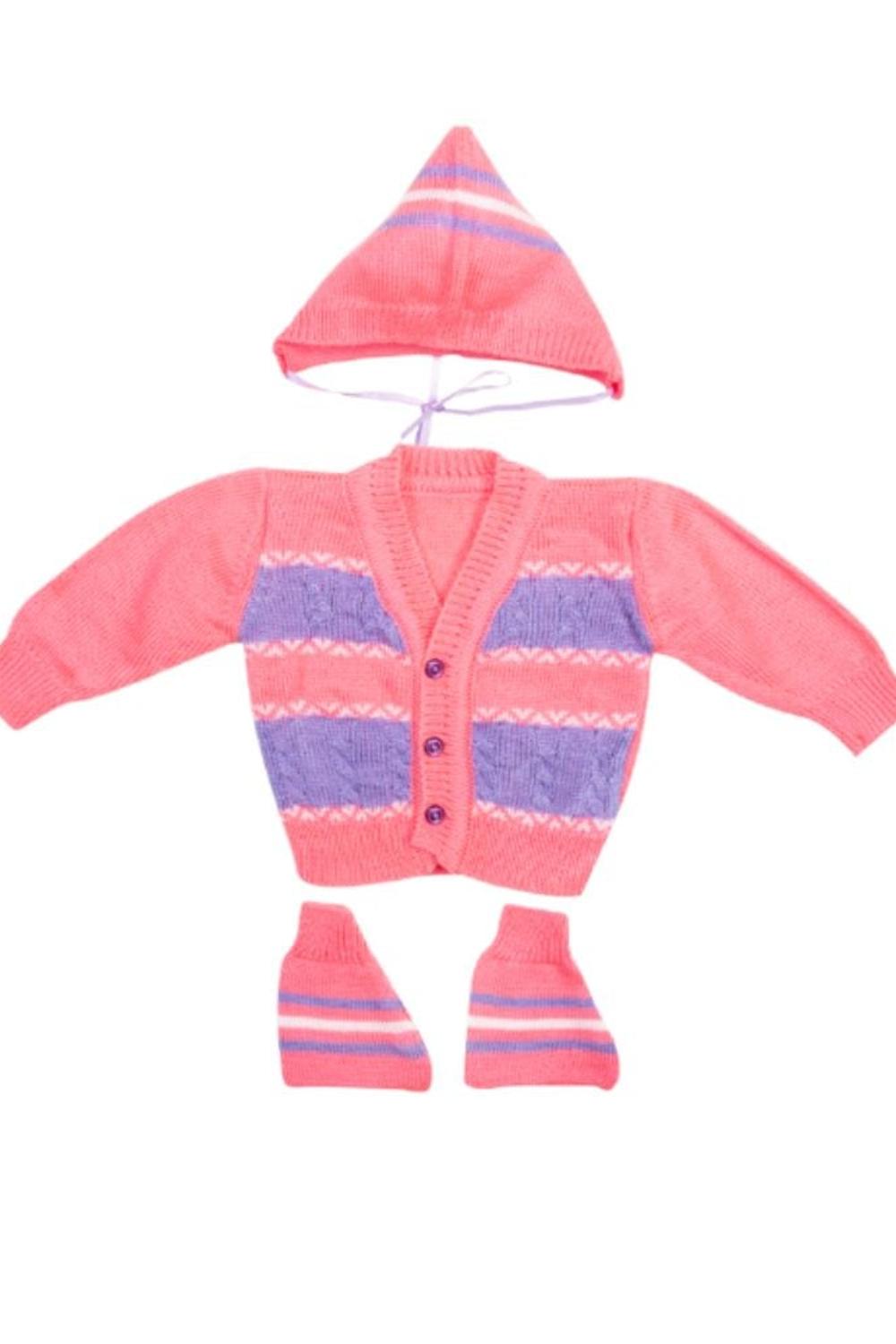 Mee Mee Baby Sweater SetsPink_Blue